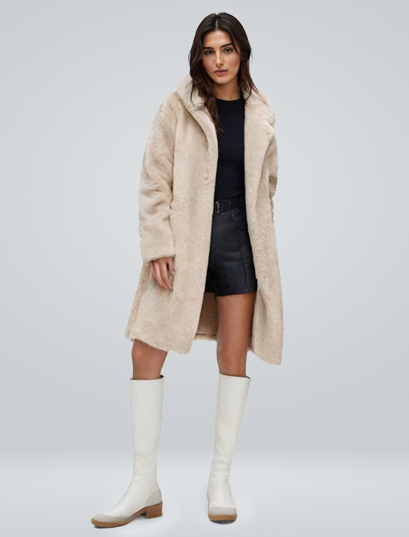 Elena | Manteau Teddy Chaud et Élégant