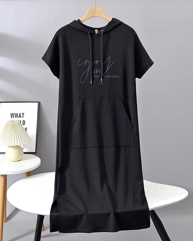 Saskia | Robe Décontractée à Capuche