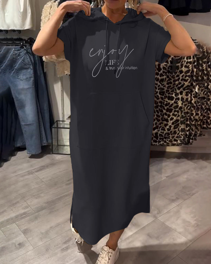 Saskia | Robe Décontractée à Capuche