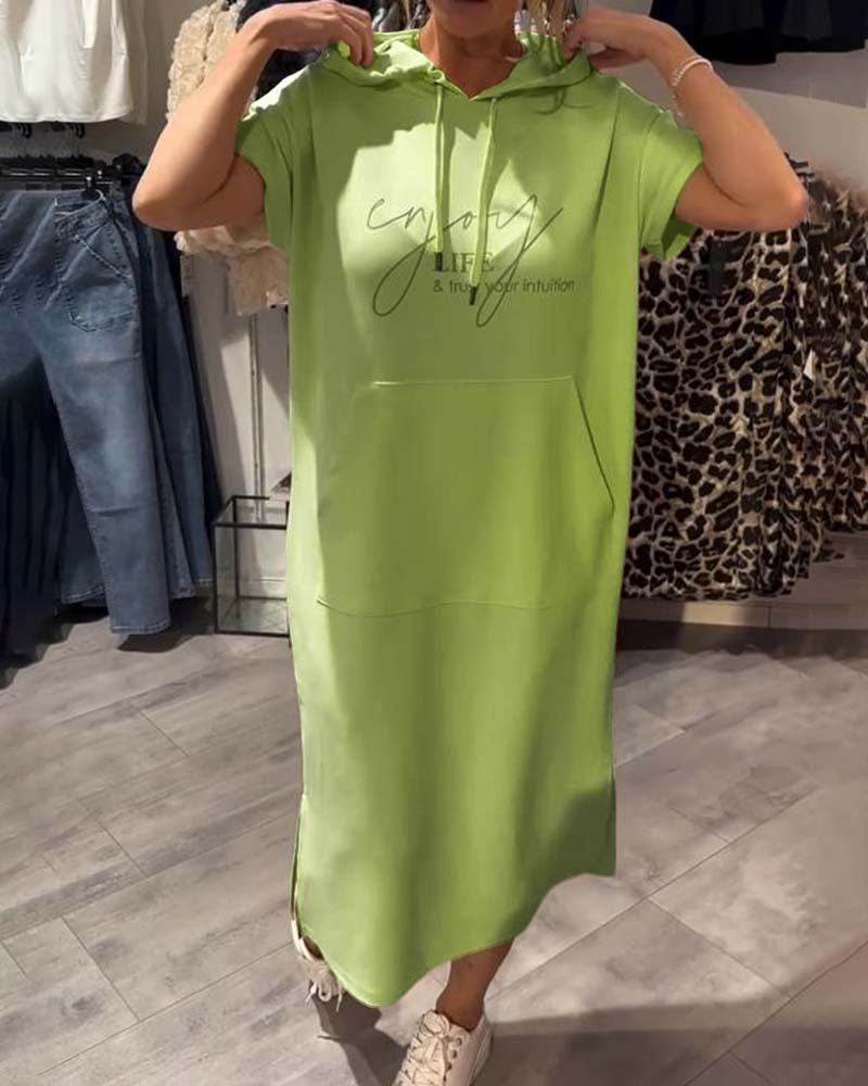 Saskia | Robe Décontractée à Capuche