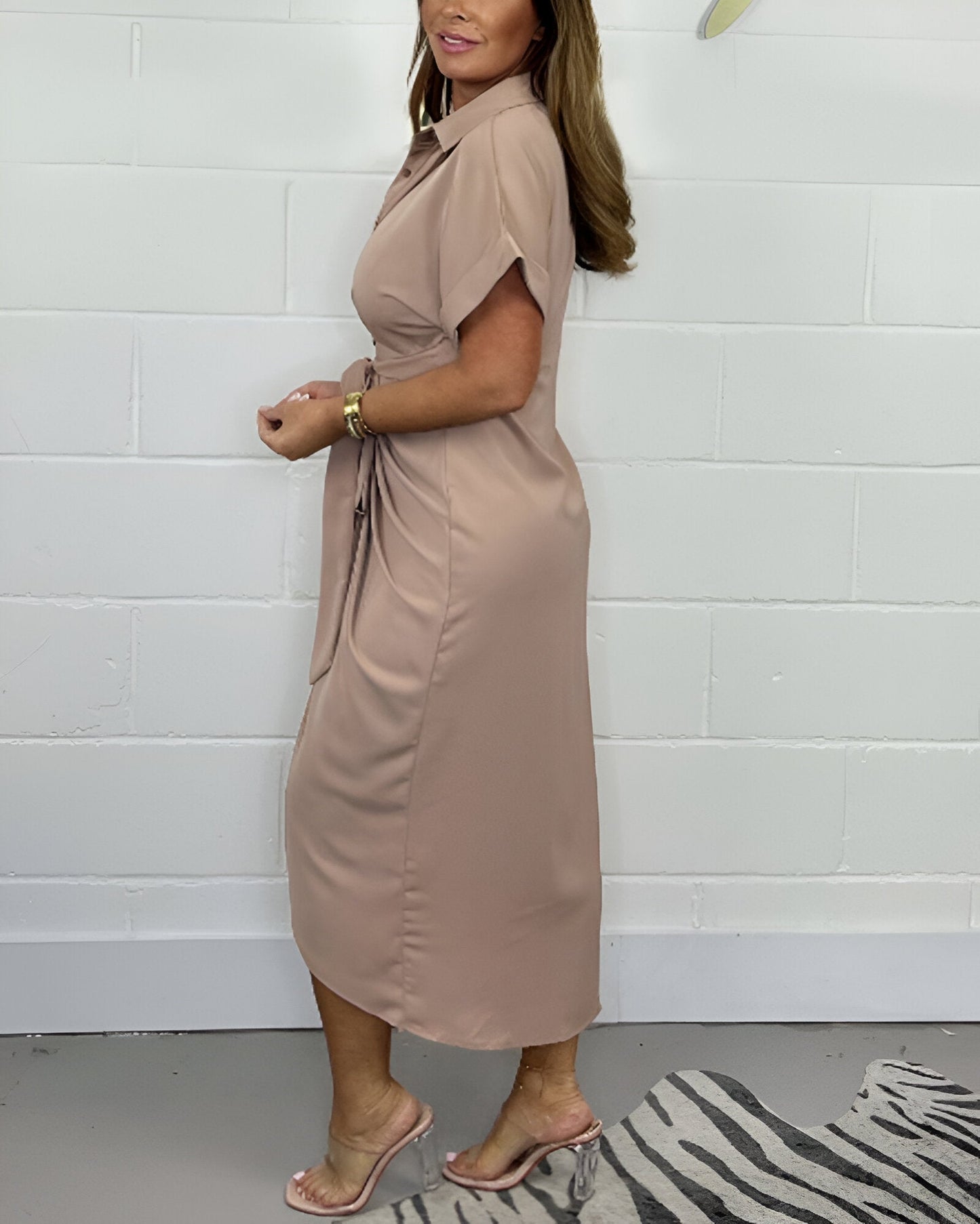 Valerie | Robe Élégante Plissée