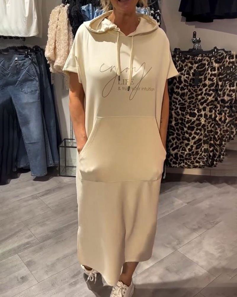 Saskia | Robe Décontractée à Capuche