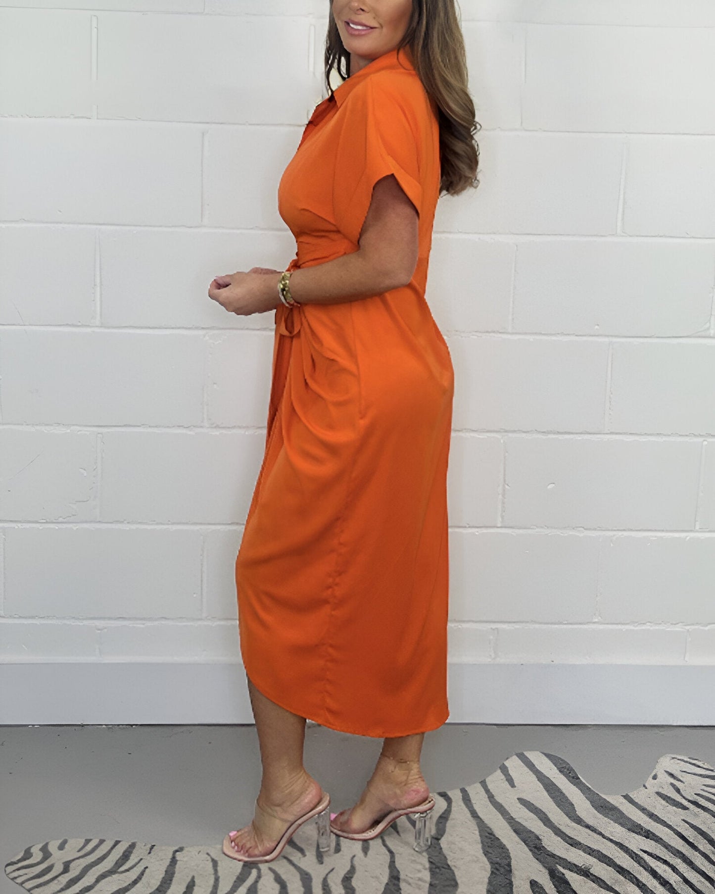 Valerie | Robe Élégante Plissée