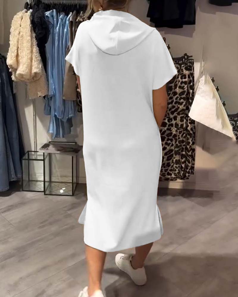Saskia | Robe Décontractée à Capuche