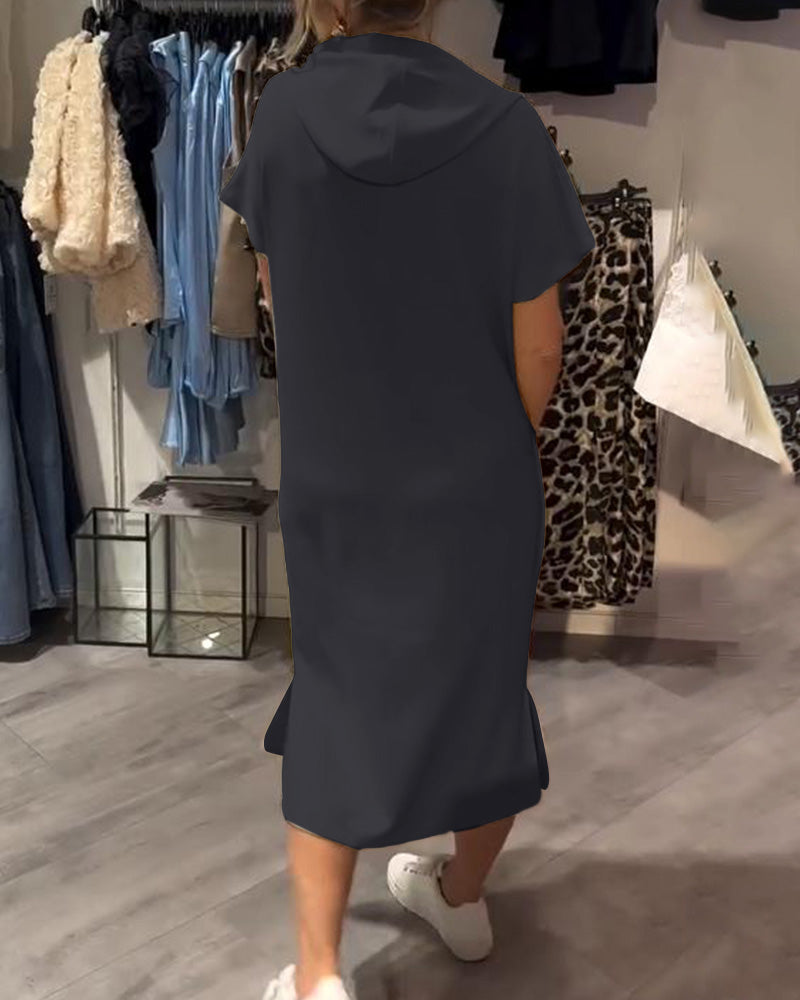 Saskia | Robe Décontractée à Capuche