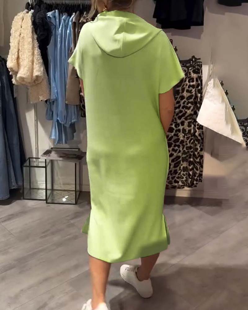 Saskia | Robe Décontractée à Capuche