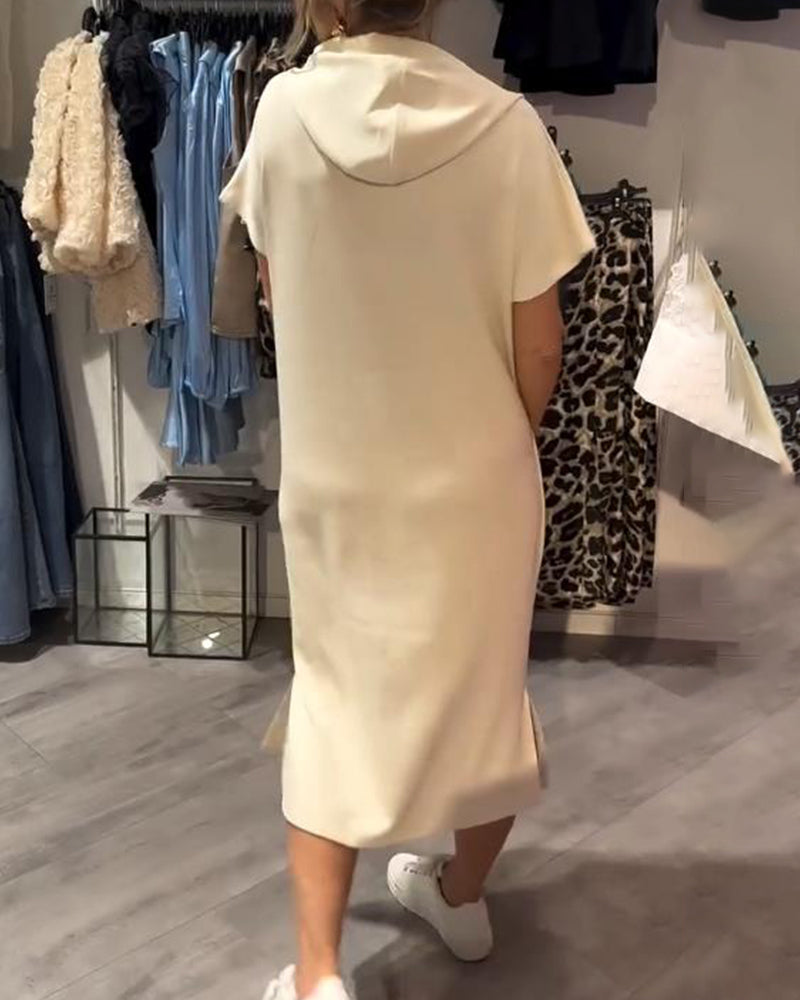 Saskia | Robe Décontractée à Capuche