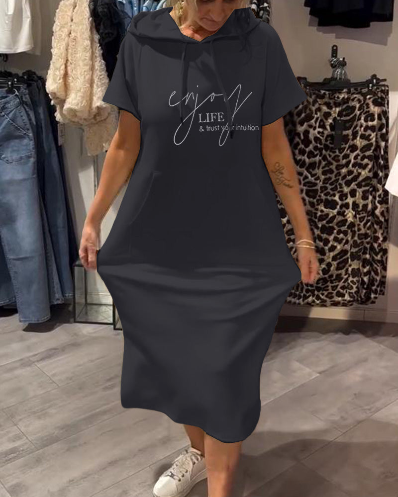 Saskia | Robe Décontractée à Capuche
