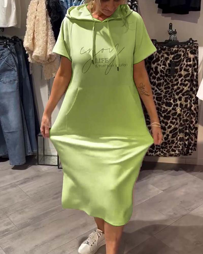 Saskia | Robe Décontractée à Capuche