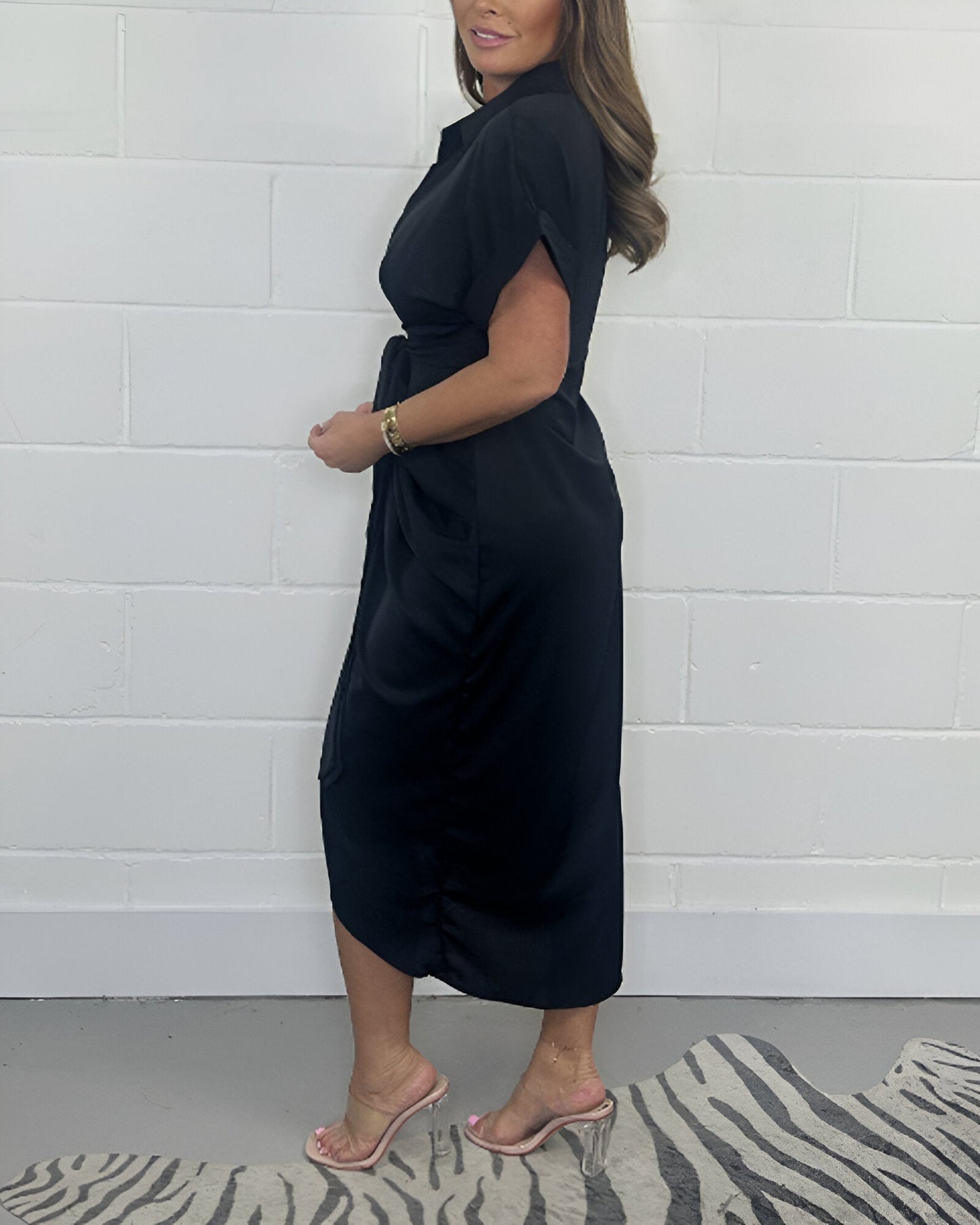 Valerie | Robe Élégante Plissée