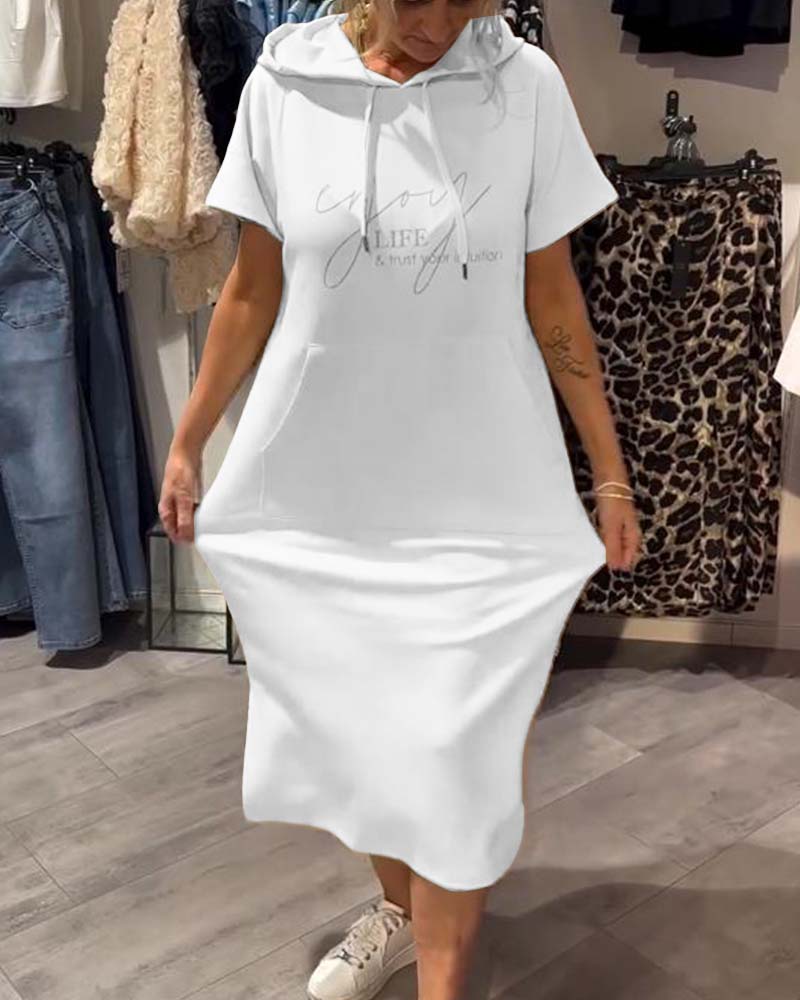 Saskia | Robe Décontractée à Capuche