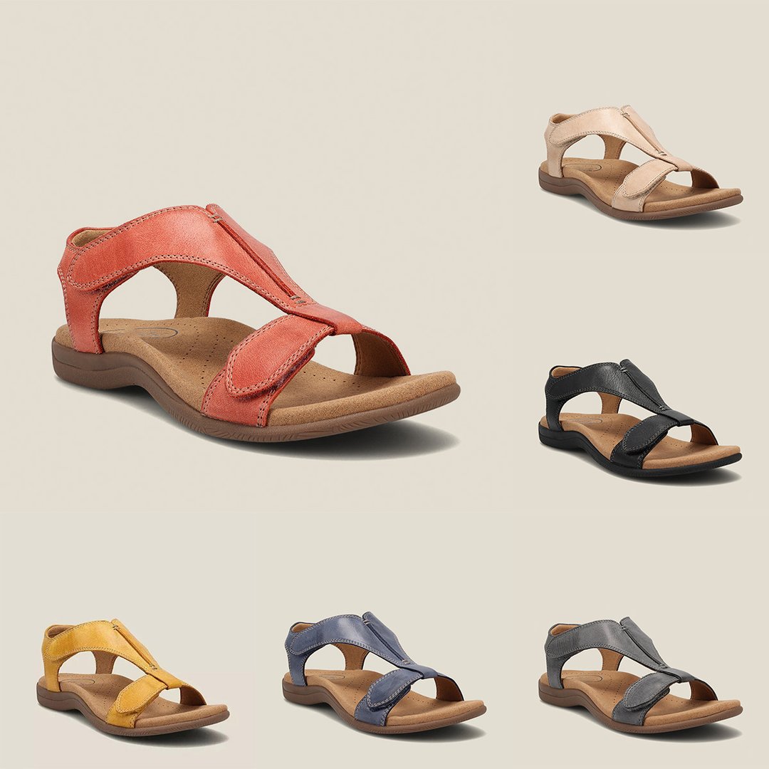 Giulia – Sandales orthopédiques en cuir décontractées