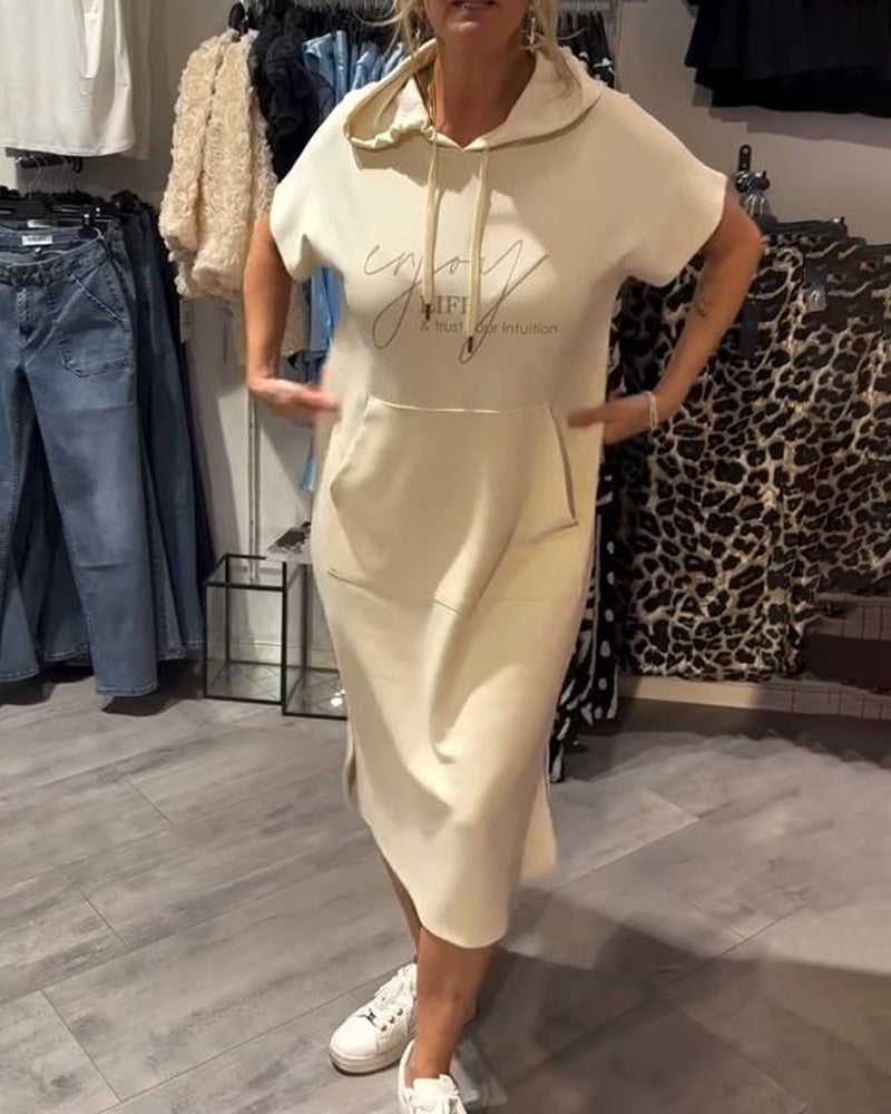 Saskia | Robe Décontractée à Capuche