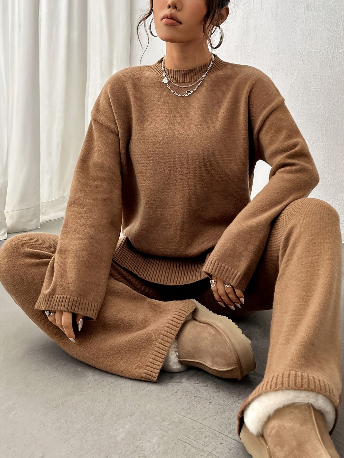 Mila | Ensemble Lounge en Tricot de Luxe