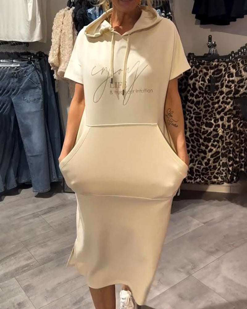 Saskia | Robe Décontractée à Capuche