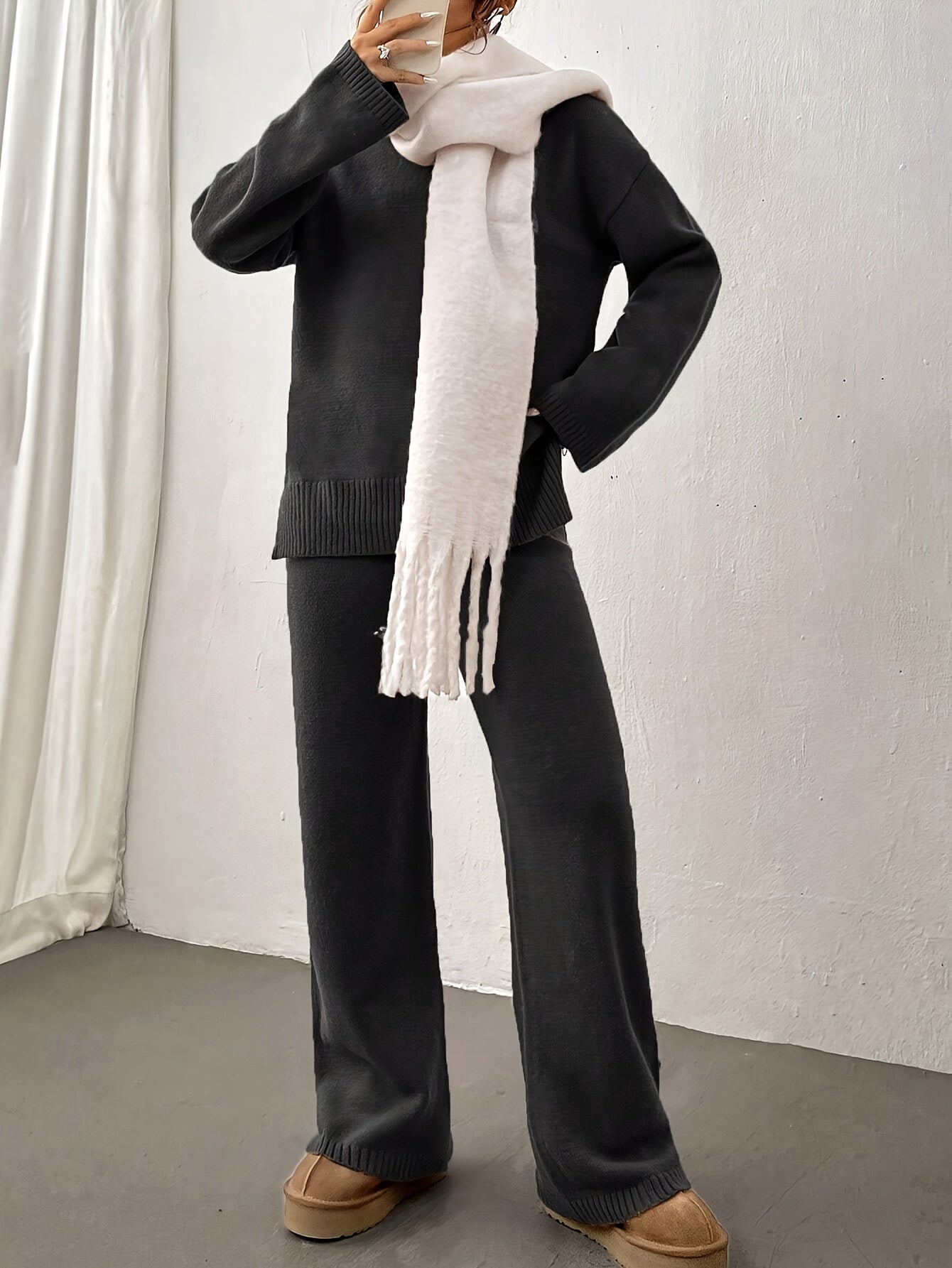 Mila | Ensemble Lounge en Tricot de Luxe