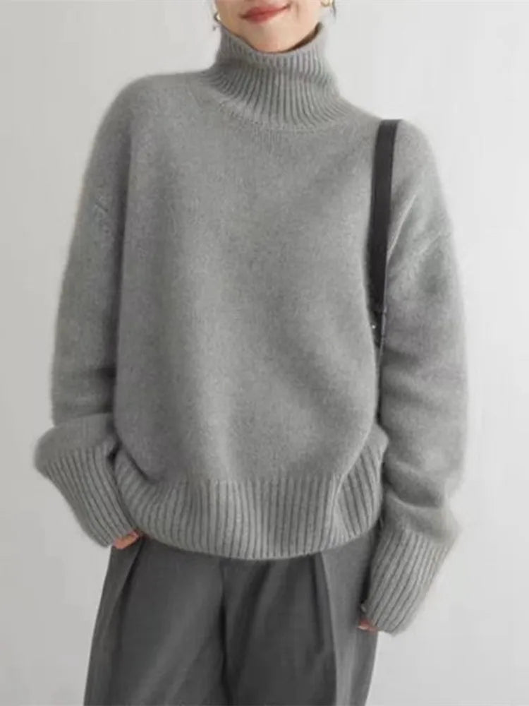 Lin™ | Pull à col roulé