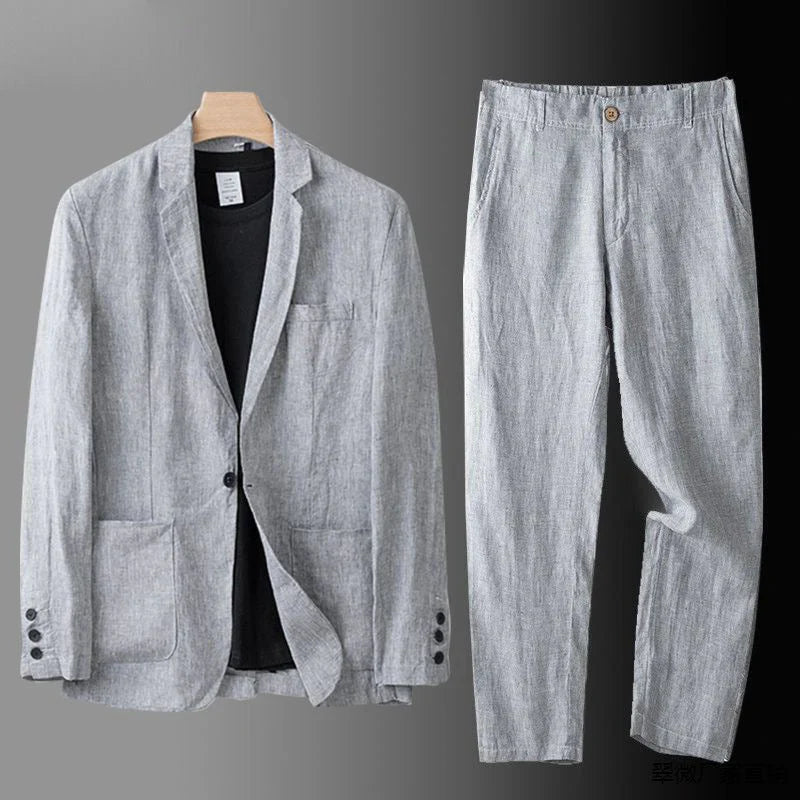 RINGO™ | Ensemble Lin Élégant pour Homme