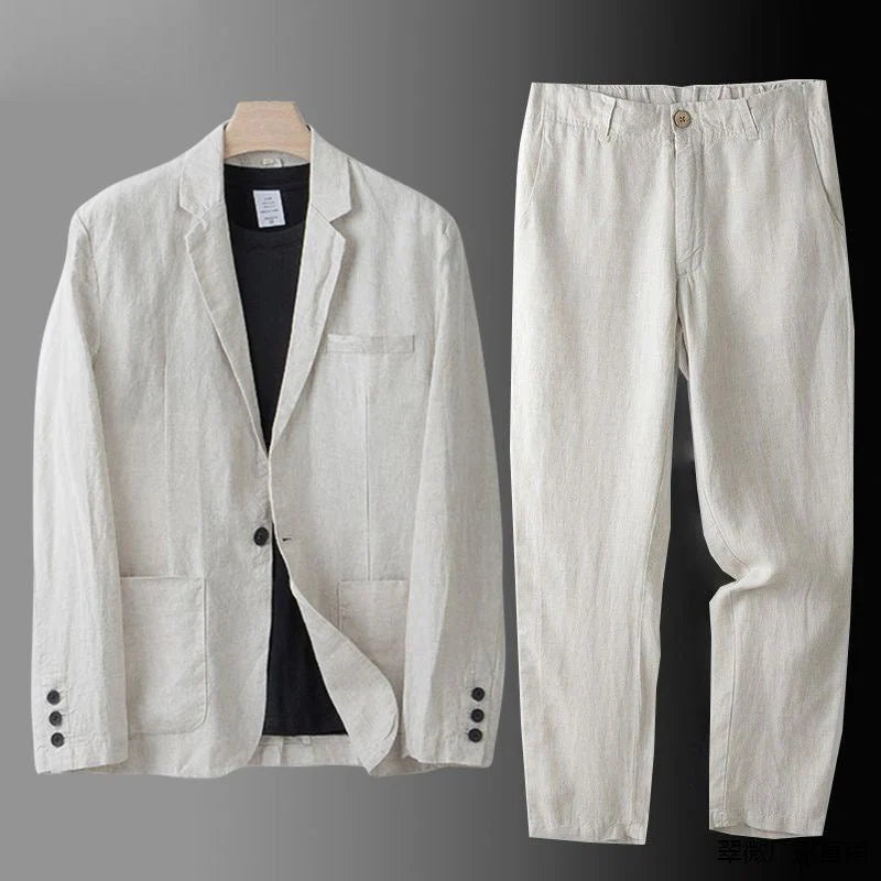 RINGO™ | Ensemble Lin Élégant pour Homme