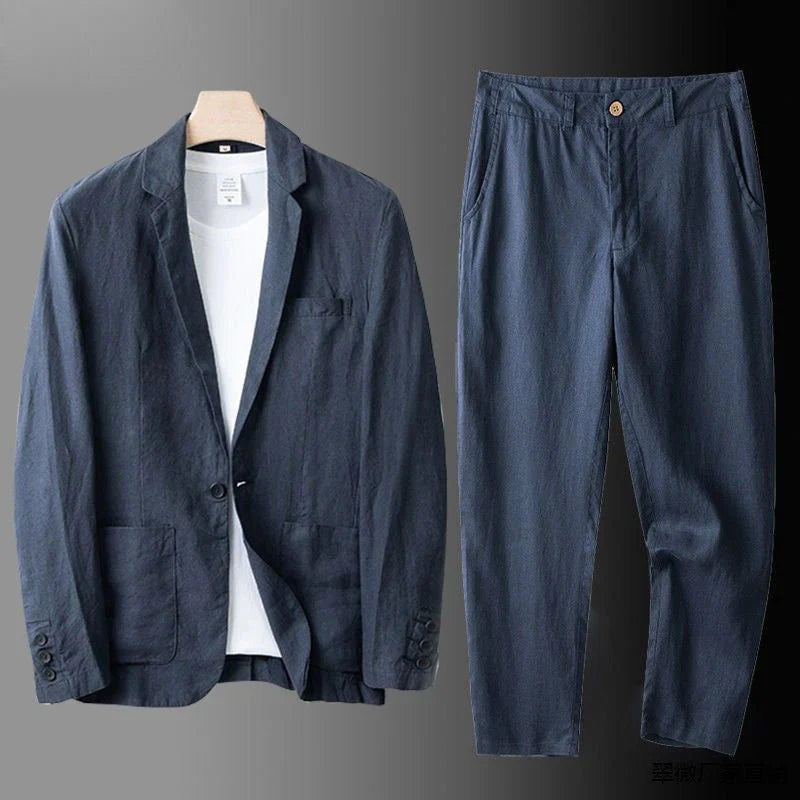 RINGO™ | Ensemble Lin Élégant pour Homme