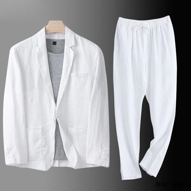 RINGO™ | Ensemble Lin Élégant pour Homme