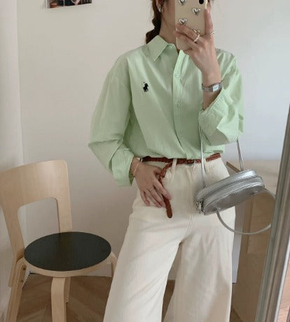 Ralph Lauren Blouse – Élégance Décontractée
