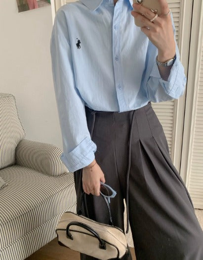 Ralph Lauren Blouse – Élégance Décontractée