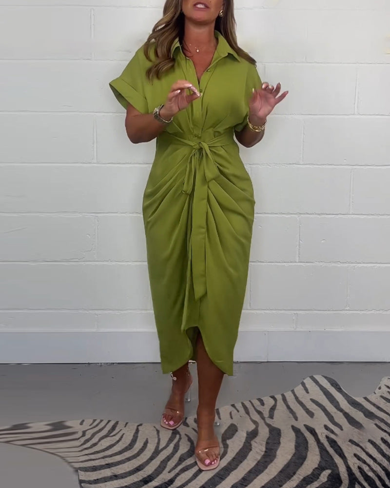 Valerie | Robe Élégante Plissée