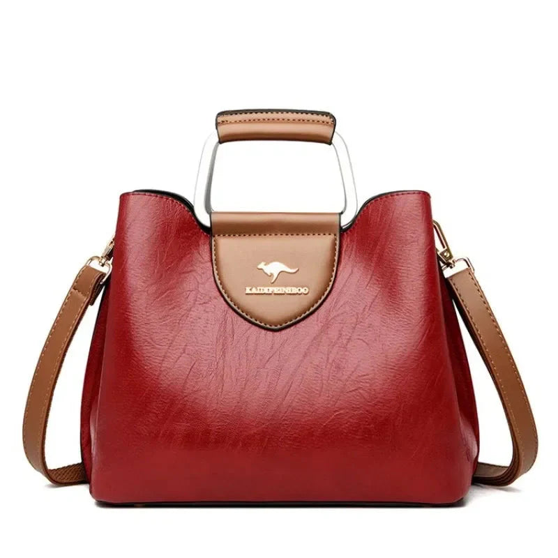 Sac en Cuir Élégance - Inclus une pochette assortie offerte