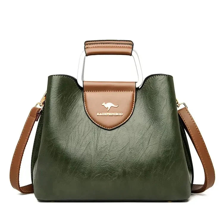 Sac en Cuir Élégance - Inclus une pochette assortie offerte