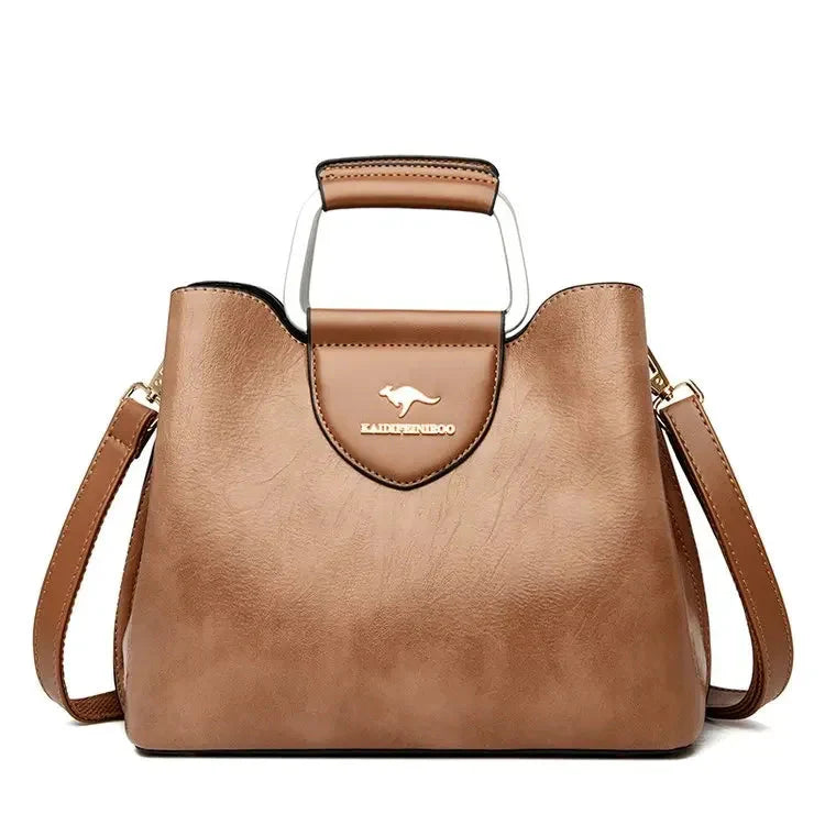 Sac en Cuir Élégance - Inclus une pochette assortie offerte