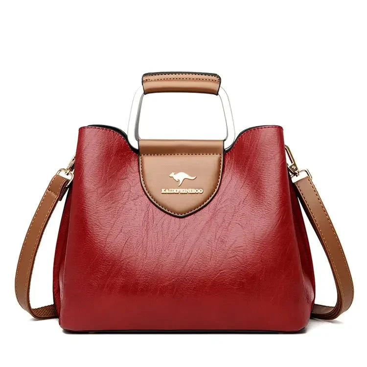 Sac en Cuir Élégance - Inclus une pochette assortie offerte