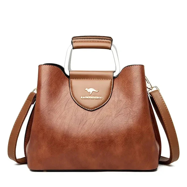 Sac en Cuir Élégance - Inclus une pochette assortie offerte