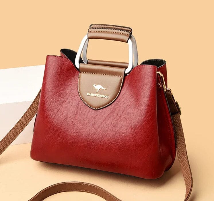 Sac en Cuir Élégance - Inclus une pochette assortie offerte
