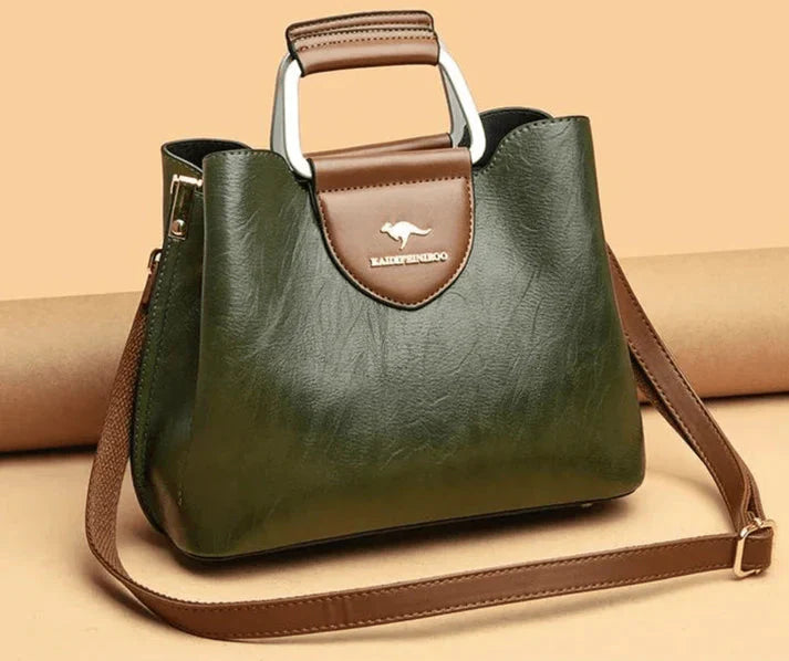 Sac en Cuir Élégance - Inclus une pochette assortie offerte
