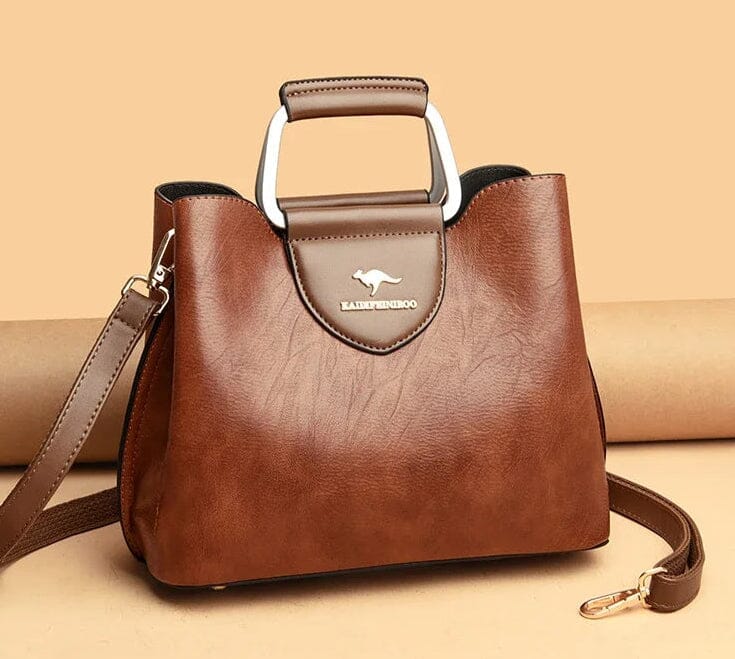 Sac en Cuir Élégance - Inclus une pochette assortie offerte