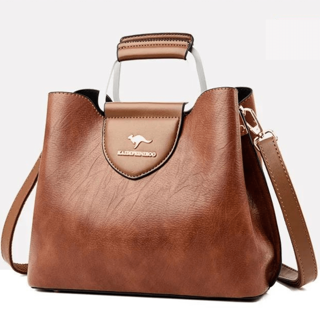 Sac en Cuir Élégance - Inclus une pochette assortie offerte