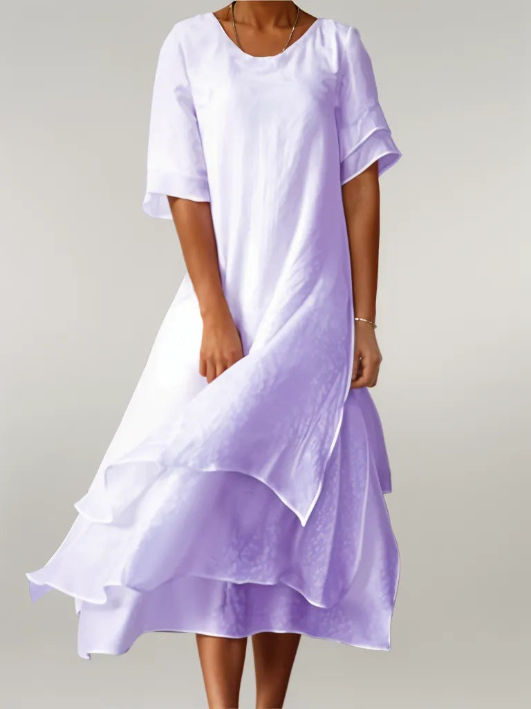 ELOÏSE | Robe Longue Élégante en Coton