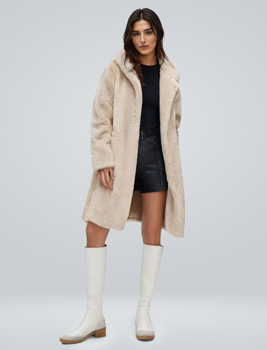 Elena | Manteau Teddy Chaud et Élégant