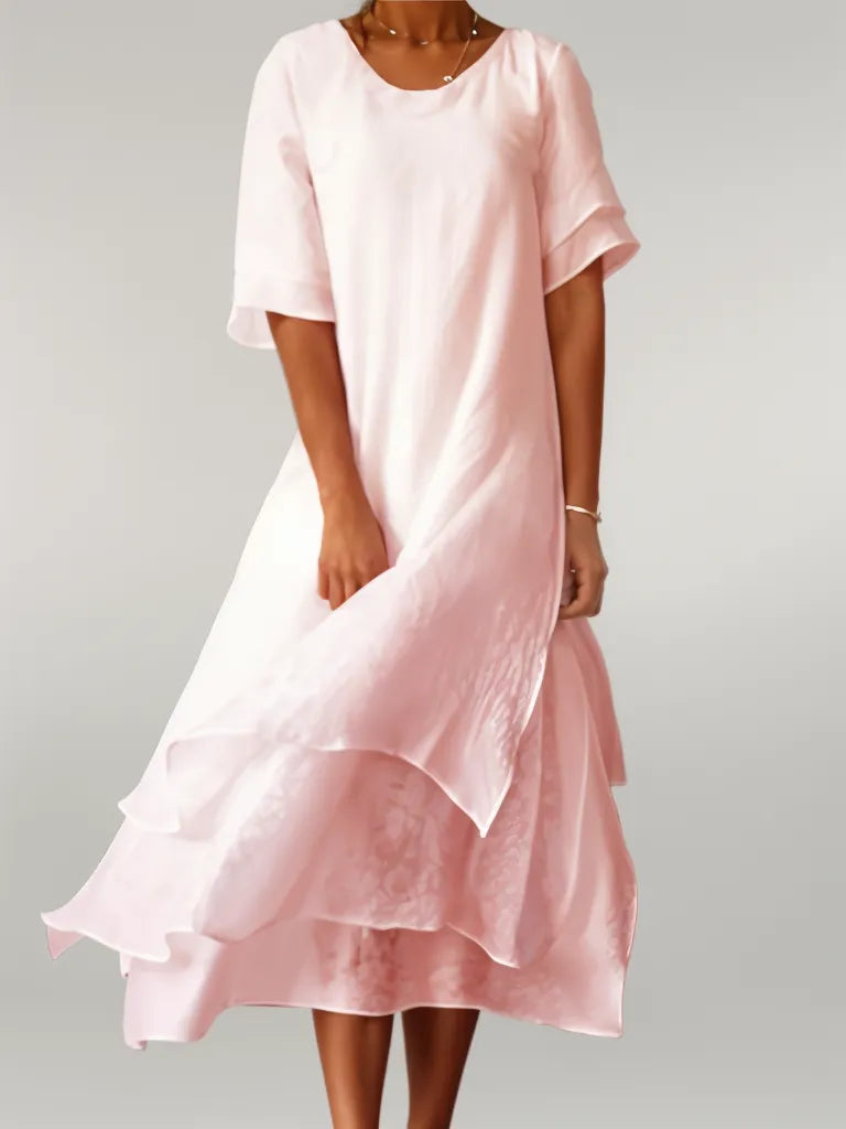 ELOÏSE | Robe Longue Élégante en Coton