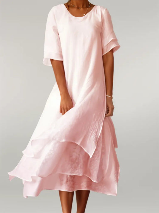 ELOÏSE | Robe Longue Élégante en Coton
