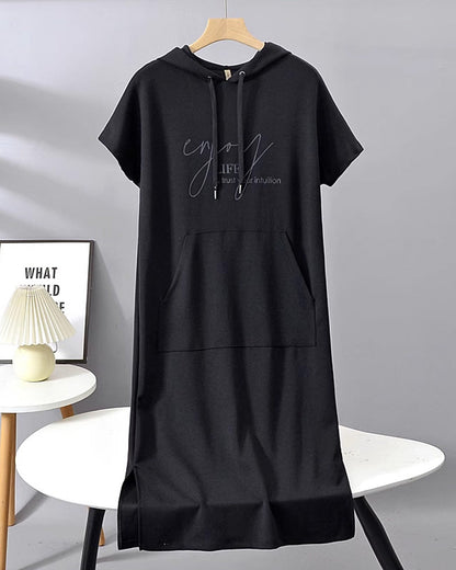 Saskia | Robe Décontractée à Capuche