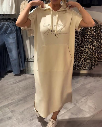 Saskia | Robe Décontractée à Capuche