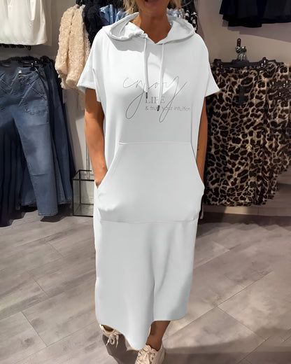 Saskia | Robe Décontractée à Capuche