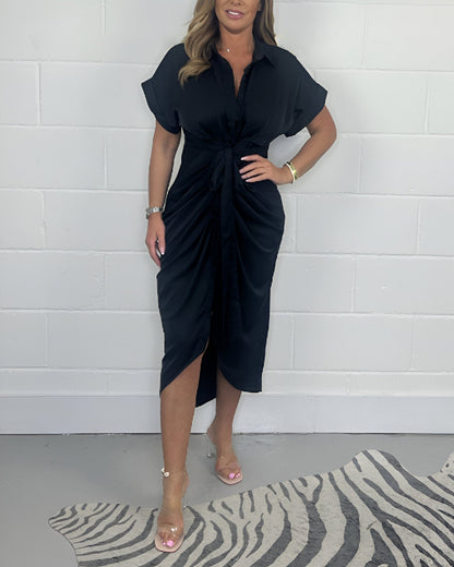 Valerie | Robe Élégante Plissée