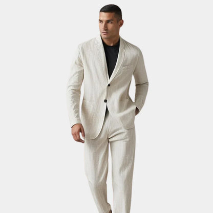 RINGO™ | Ensemble Lin Élégant pour Homme