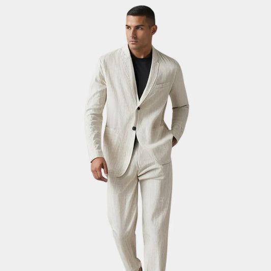 RINGO™ | Ensemble Lin Élégant pour Homme