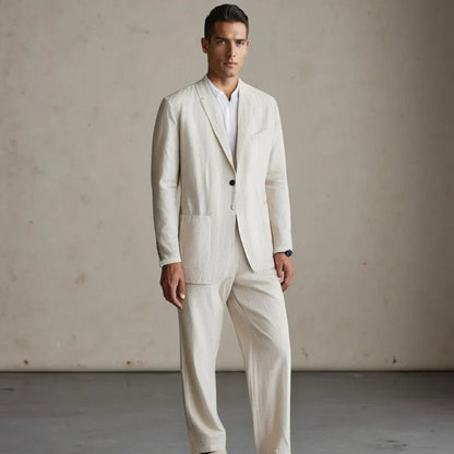 RINGO™ | Ensemble Lin Élégant pour Homme