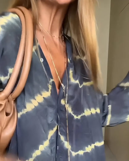 Camille | Robe Longue Bohème à Rayures