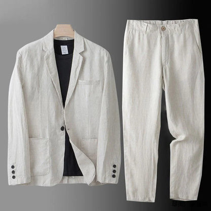 RINGO™ | Ensemble Lin Élégant pour Homme